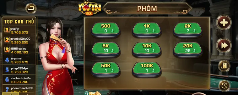 Phỏm Tại IWin Club Đấu Trường Đẳng Cấp Cho Những Cao Thủ Bài Tá Lả