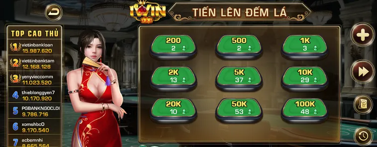 Tiến Lên Đếm Lá Tại IWin Club Sân Chơi Bài Cào Đối Kháng Đỉnh Cao